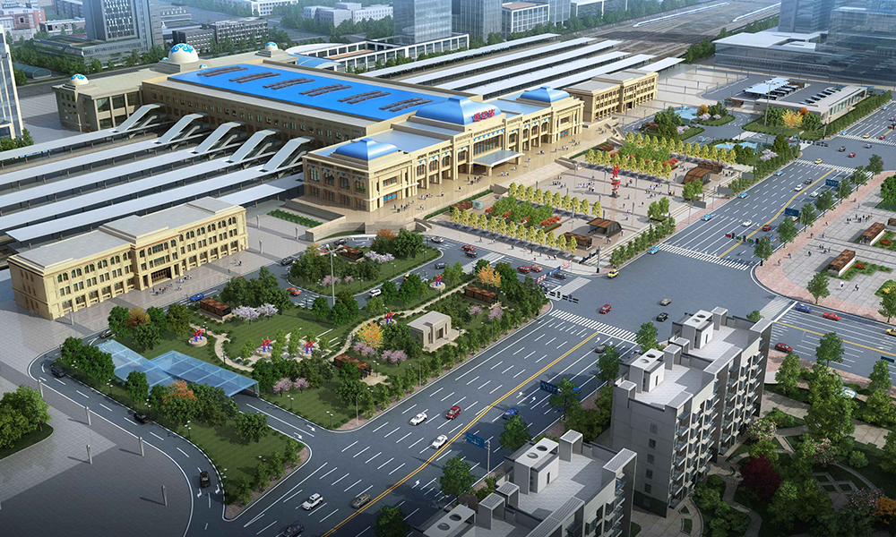 通辽市高铁站南广场